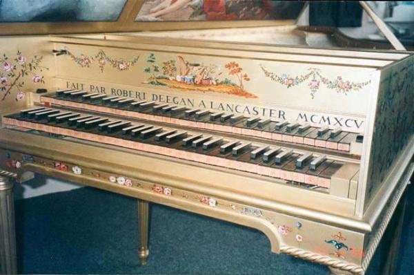 DOUBLE MANUAL HARPSICHORD AFTER GOERMANS 1764 / TASKIN 1784