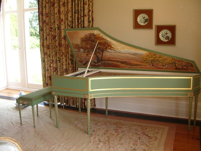 DOUBLE MANUAL HARPSICHORD AFTER GOERMANS 1764 / TASKIN 1784