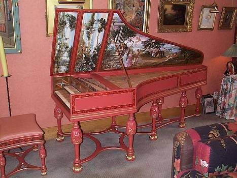 DOUBLE MANUAL HARPSICHORD AFTER CHRISTIAN ZELL