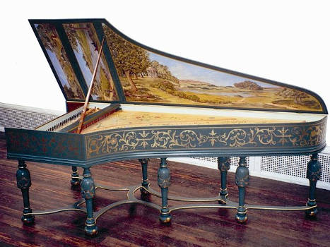 DOUBLE MANUAL HARPSICHORD AFTER CHRISTIAN ZELL
